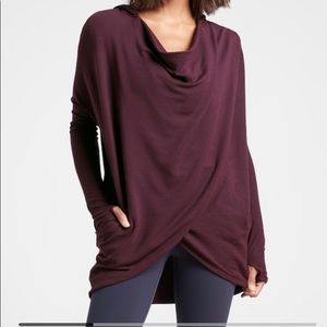Athleta Purana Wrap sweatshirt
